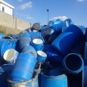 Blue drum scrap