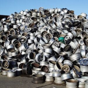 Aluminum wheel scrap